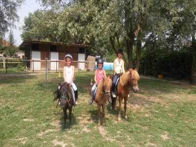 Lezione di pony per bambini a Piobesi Torinese