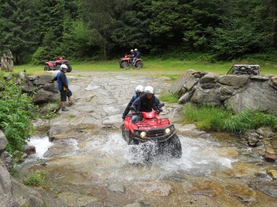 Escursione in quad doppio con cena Lago d'Iseo