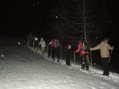 Ciaspole e cena tipica a Bardonecchia