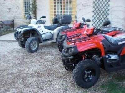 Week-end Umbria quad (Quattro castelli)+rafting