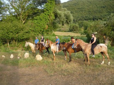 Passeggiata a cavallo di 3h Castel Madama - Roma