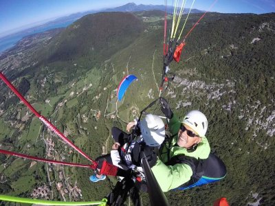 Volo tandem in parapendio+video, Molvero/Rovereto