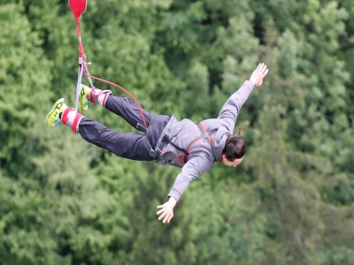 Salto in Bungee Jumping vicino Bolzano (192m)