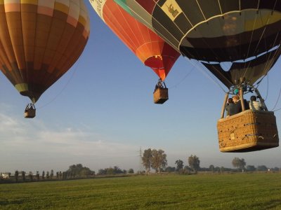 Volo in mongolfiera nei cieli della Lombardia
