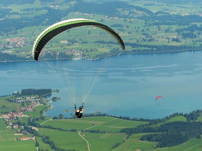 Volo tandem parapendio+video (30min), Lago di Como