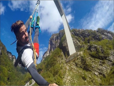 Bungee jumping da 175 m con foto o video Valgadena