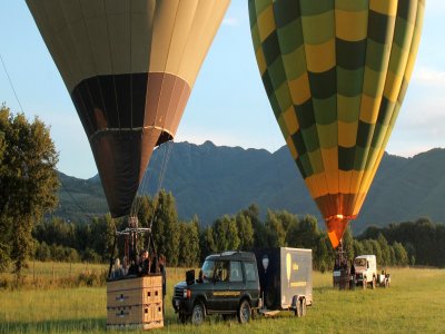 Volo singolo in mongolfiera,San Gimignano