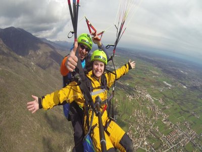 Volo in parapendio in termica(30min), Borso Grappa