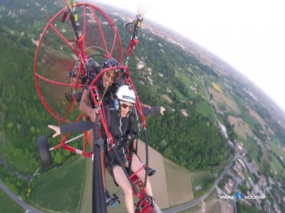 Volo in paracarrello di 15 minuti,Bassano o Asolo