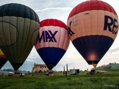 Volo in mongolfiera di gruppo(1ora) , Siena