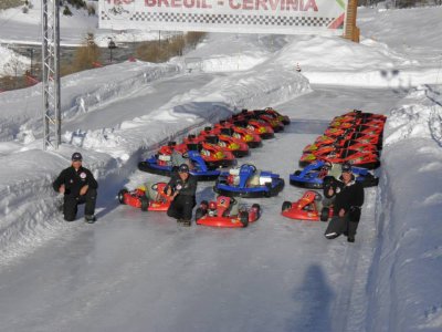 Gara Kart su ghiaccio, Cervinia