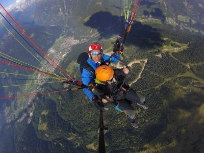 Volo parapendio in termica (1h), Trento