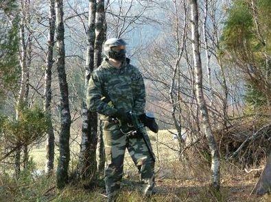 Paintball nel bosco