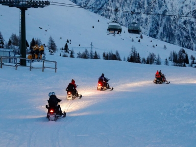 Escursione motoslitta + cena Passo del Tonale