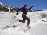  Divertirse con raquetas de nieve 