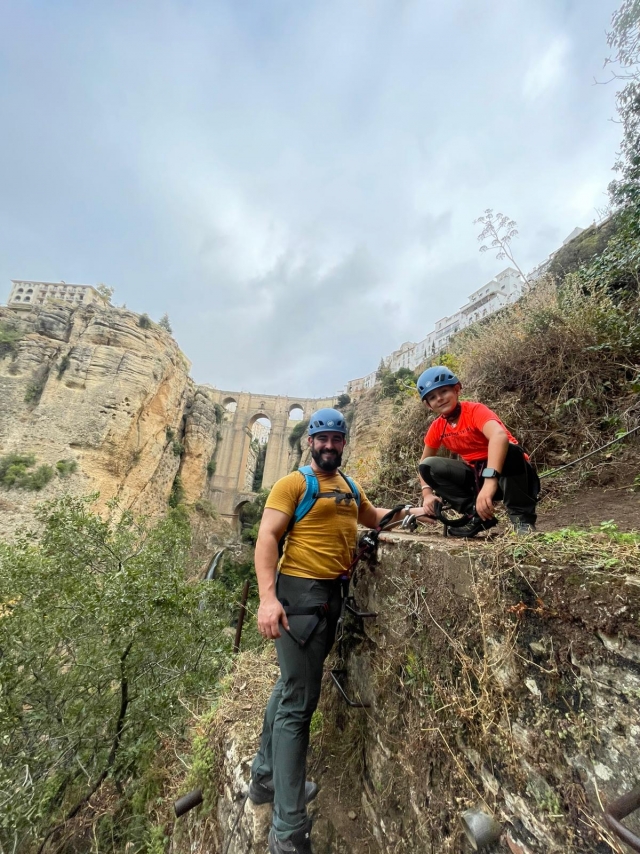 Opinione di Alejandro su Iniziazione Ferrata Tajo de Ronda a doppia strada, 2h