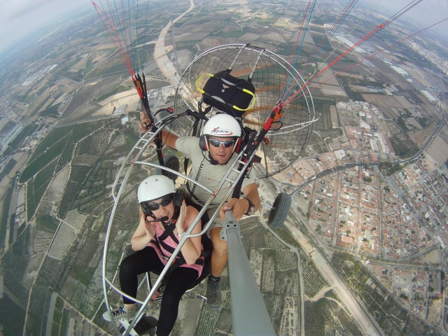 Volo in paramotore ad Alicante con foto e video