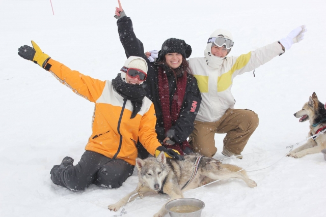 Percorso Mushing verso il bosco di Dossau 3,5 km