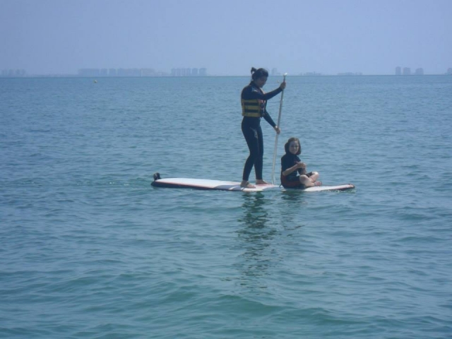 Noleggio materiale paddle surf, Los Alcázares, 1 ora.
