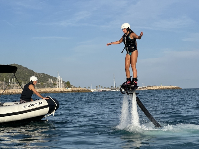 Sessione del flyboard a Port D'Aiguadolç, 30 minuti