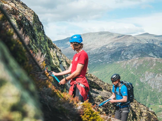 Provare una via ferrata 