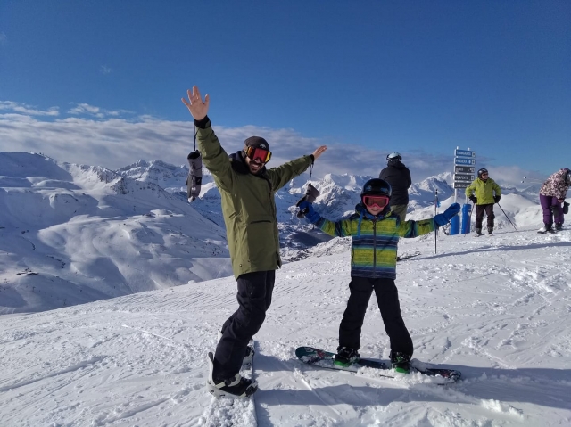 Lezioni di snowboard ad Astún 
