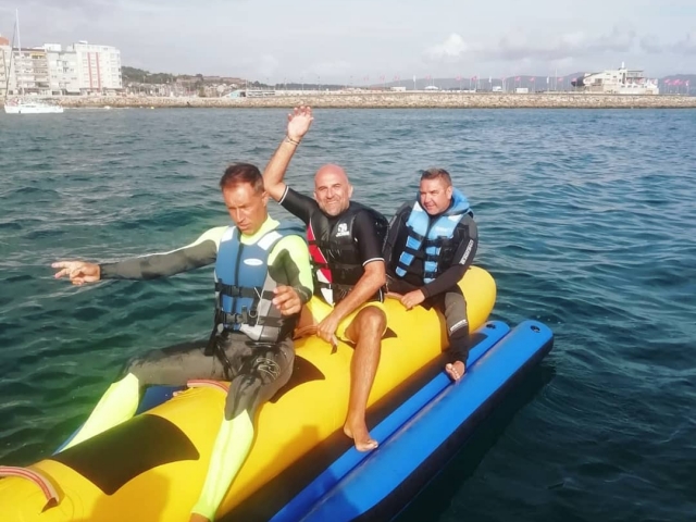 Banana Boat a Sanxenxo 