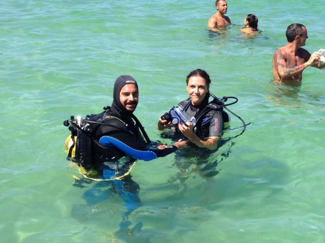 Imparando le basi dell'immersione