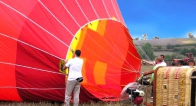  Vorbereiten des Heißluftballons 