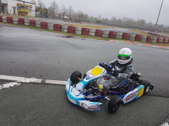 In pista sul bagnato