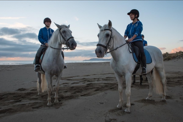 a cavallo al mare