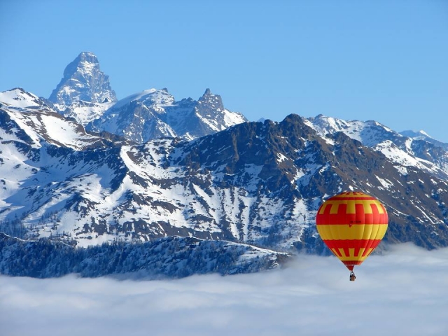  Admiring the Alps 