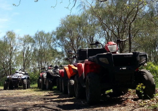  quads parked 