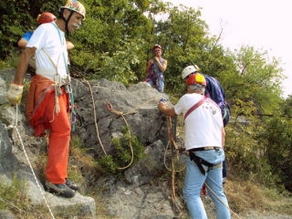  The first outing with the students to the former Monrupino quarry (TS) 