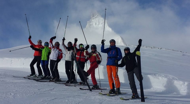  notre groupe de cours de ski 