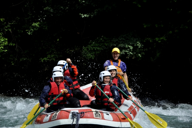 Amici e rafting