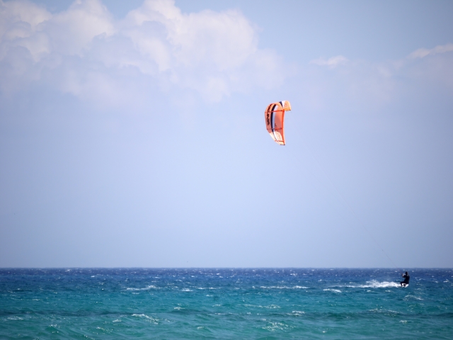 Kitesurf in mare