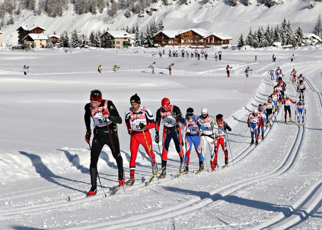  all together skiing background 