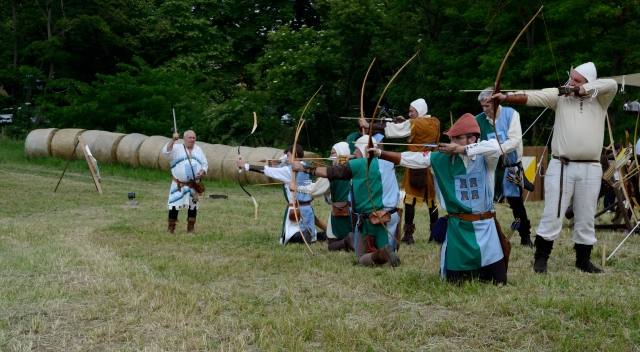  in the woods playing 