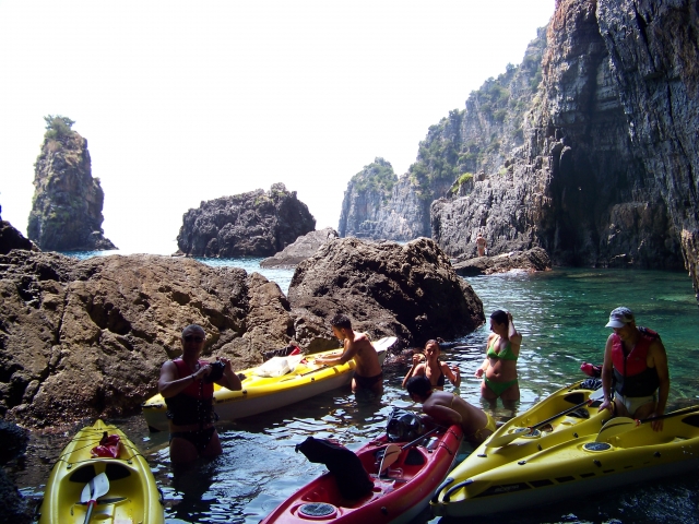 kayaking nel cilento