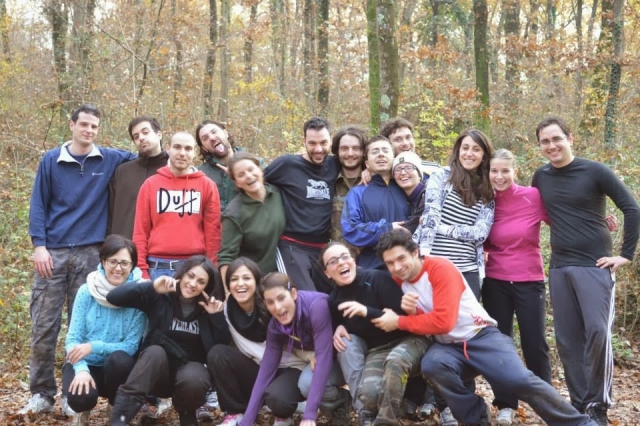  Foto grupal ... ¡todavía todo limpio! 