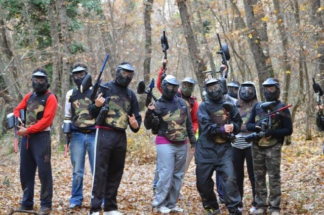  El equipo de paintball 