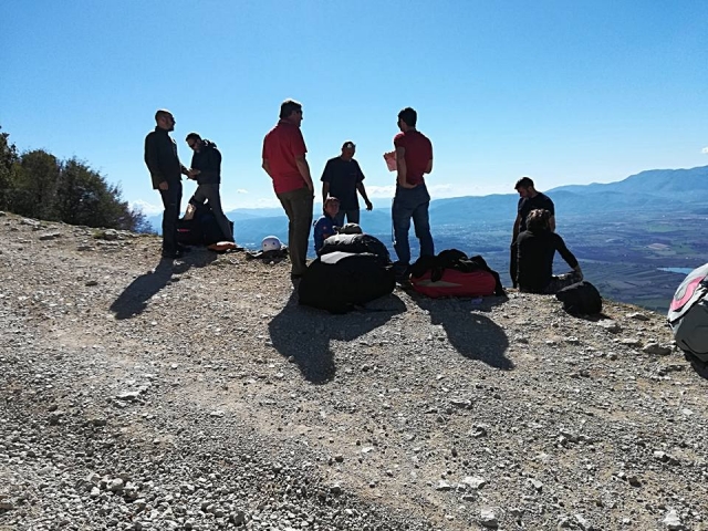 In cima prima del volo