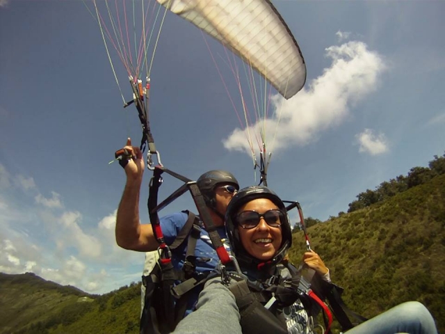 Volo tandem in parapendio