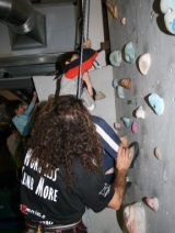  Climbing on the wall 