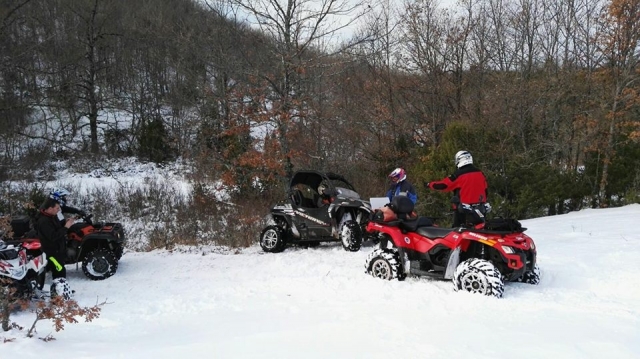  Quads on the snow 