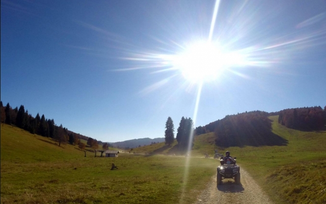 un bel giro in una giornata di sole