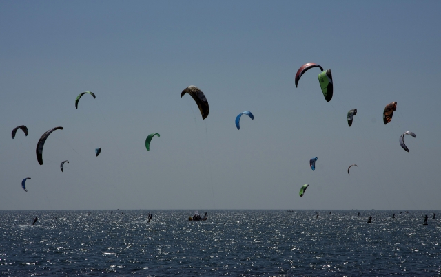  Invasion des Kitesurfens