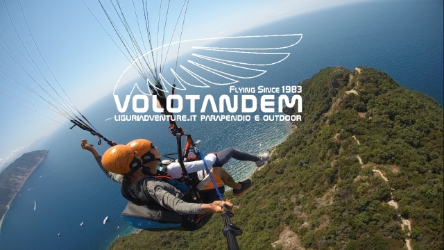 parapendio liguria genova sestri levante punta manara