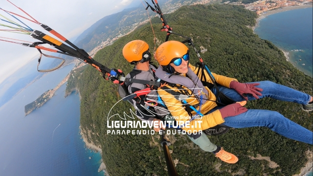 parapendio tandem sestri levante genova